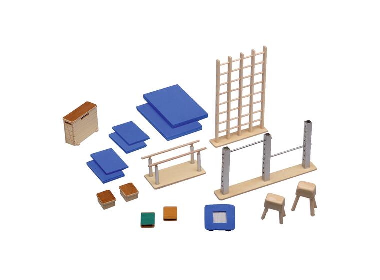 Miniatyrredskap Redskapsbana Tillägg Gymnastikredskap i miniatyr 
