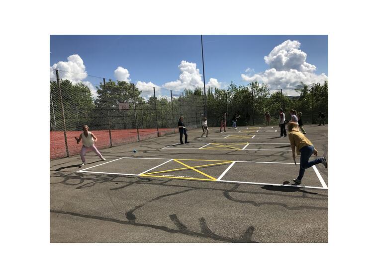 Streetracket set Klassuppsättning 24 racket | 24 bollar | häfte | väska 
