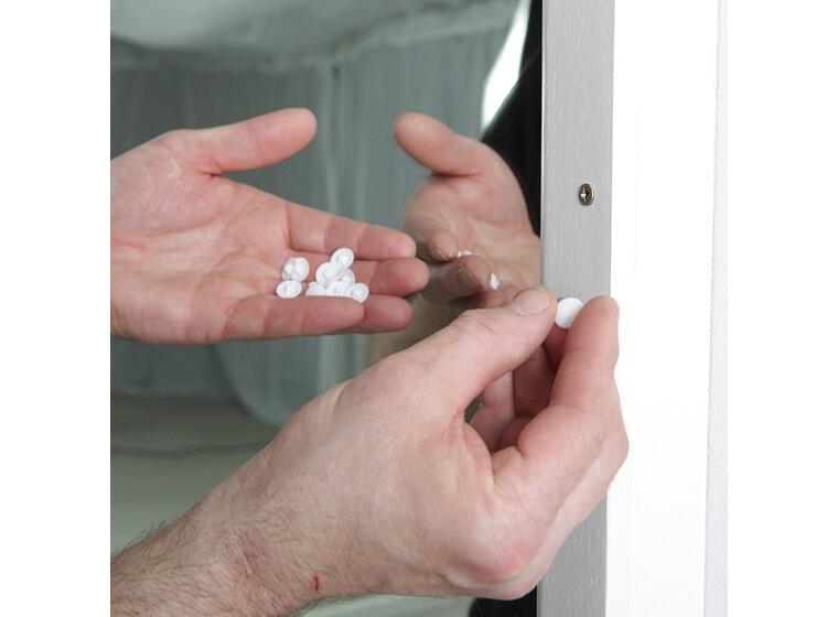 Tillbehör för Spegel  Blindlist Vit 215 x 4 x 3 cm 