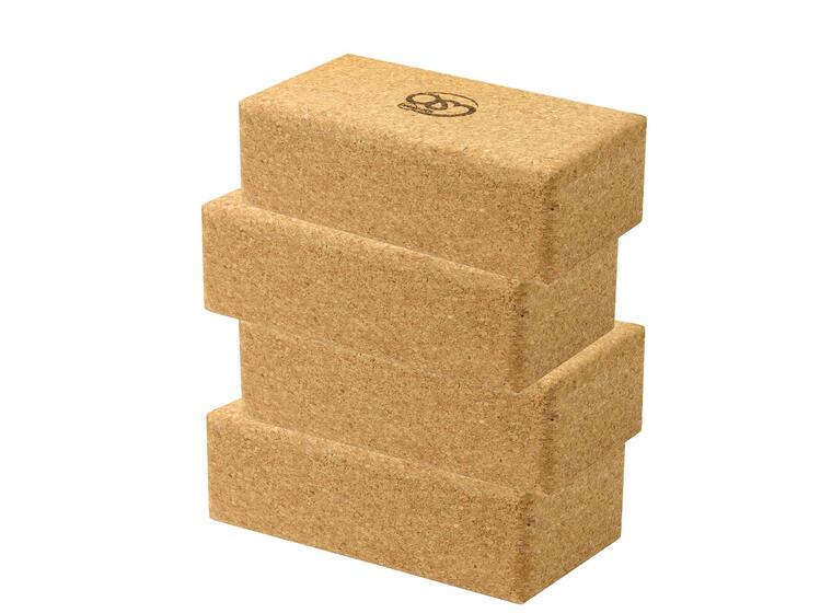 Yogablock i kork - paket med 20st 230 x 120  x 75 mm 