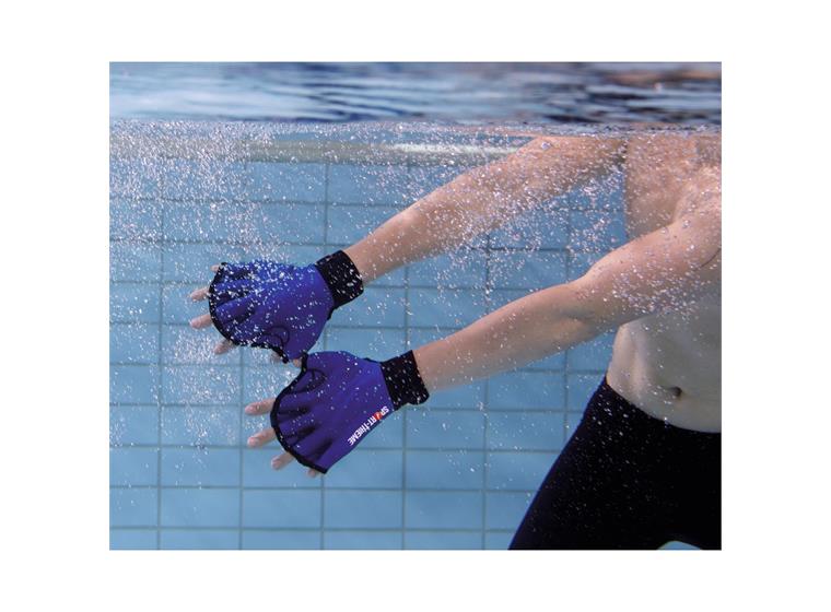 Aquafitness handskar öppna Turkos - S