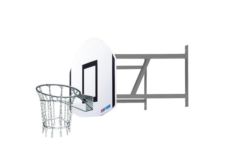 Basketställning vägghängd Outdoor Komplett set | Uthäng 80 cm 