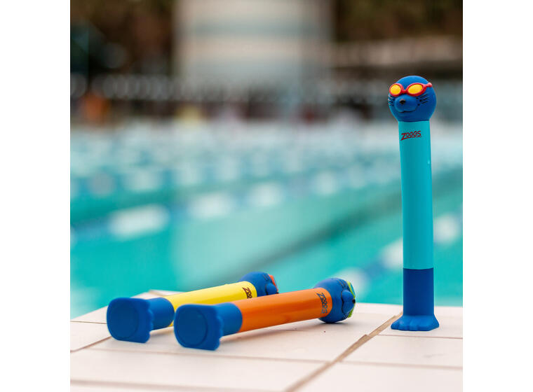 Dykpinnar Zoggs Zoggy 3 dykpinnar som står upp på botten! 