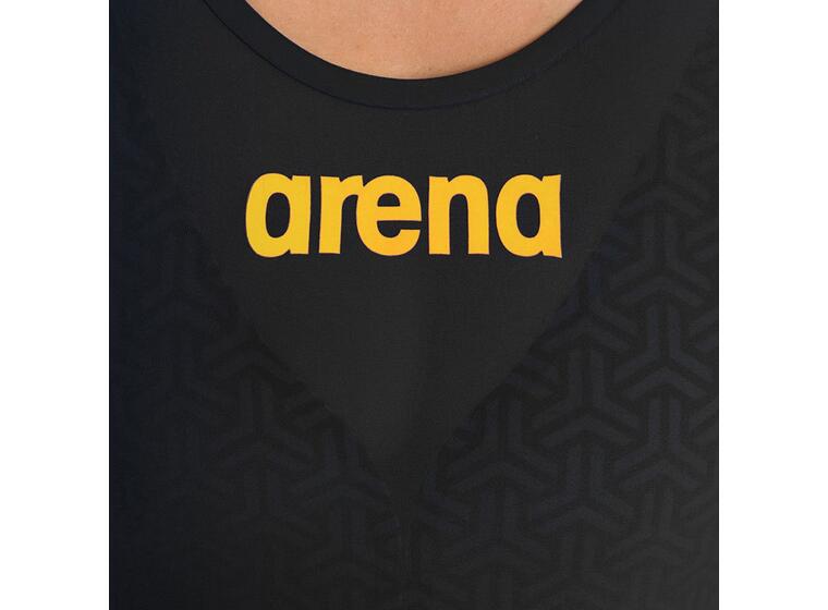 PWS Carbon Glide Open Back Arena | Svart/Guld | Tävlingsbaddräkt 