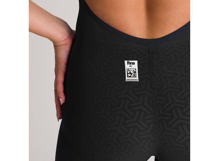 PWS Carbon Glide Open Back Arena | Svart/Guld | Tävlingsbaddräkt 