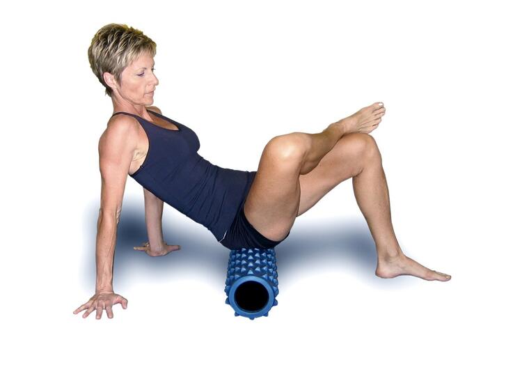 RumbleRoller Foam Roller Blå Massagerulle | 12,5 x 56 cm 