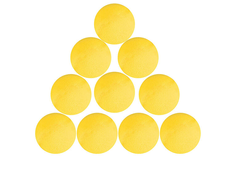 Skumbollar 10 st Skumtennisbollar 