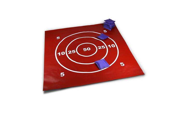 4 Poängmattor i 4 färger| 100 x 100 cm Tre i rad på baksida 