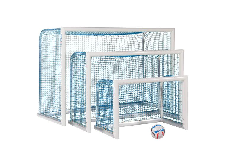 Fotbollsmål Mini Aluminium Helsvetsat 1,20 x 0,80m | Maska 4,5 cm | Blå 