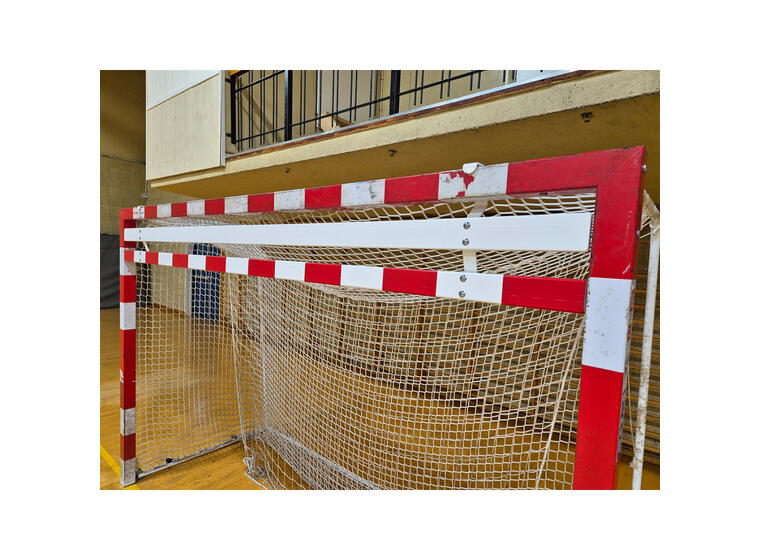 Nedsäkt ribba för handbollsmål Ribba för minihandboll 