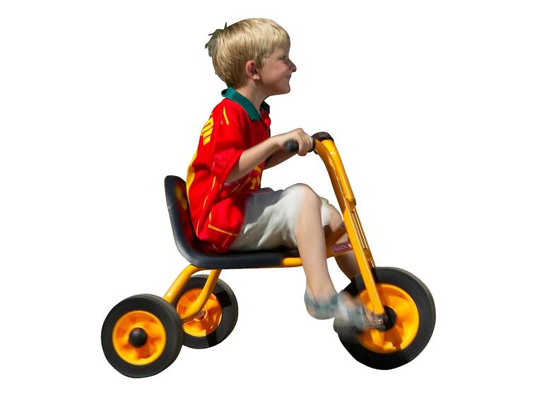 Trehjuling av hög kvalitet 3-8 år Rabo Tricycles | 88x55x60 cm 