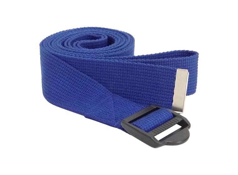 Yogabälte blå 182 cm | Justerbart 