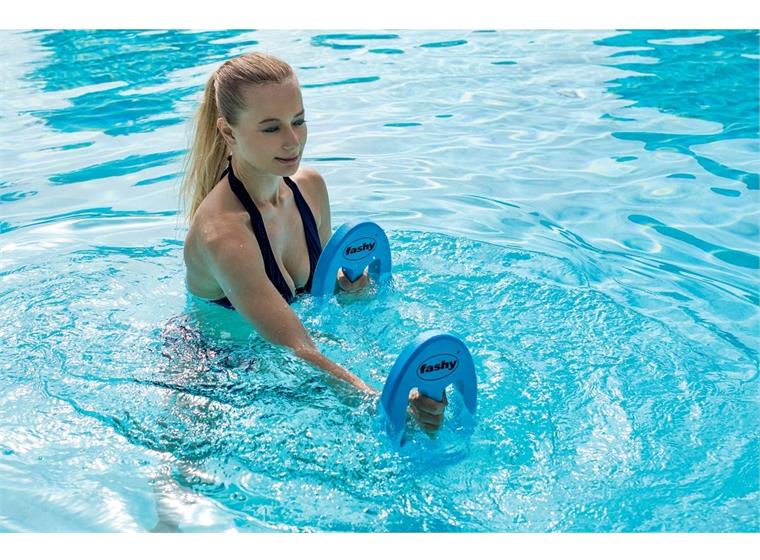 Aqua Fitness Fashy Vattenhantlar Hantlar för vattengympa