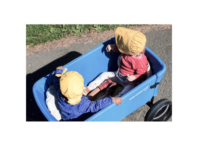Dragkärra | Vagnkärra | Ihopfällbar Blå Förskolevagn | Skrinda | Beachbuggy 
