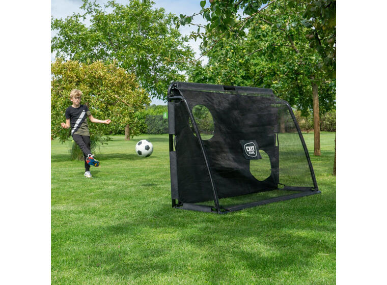 Fotbollsmål i stål EXIT Maestro 180 x 120cm | Svart | Trädgårdsmål 