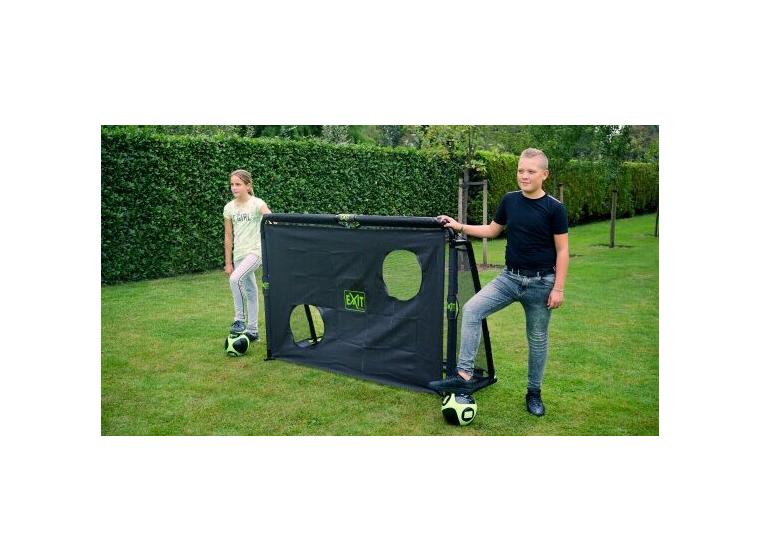 Fotbollsmål i stål EXIT Maestro 180 x 120cm | Svart | Trädgårdsmål