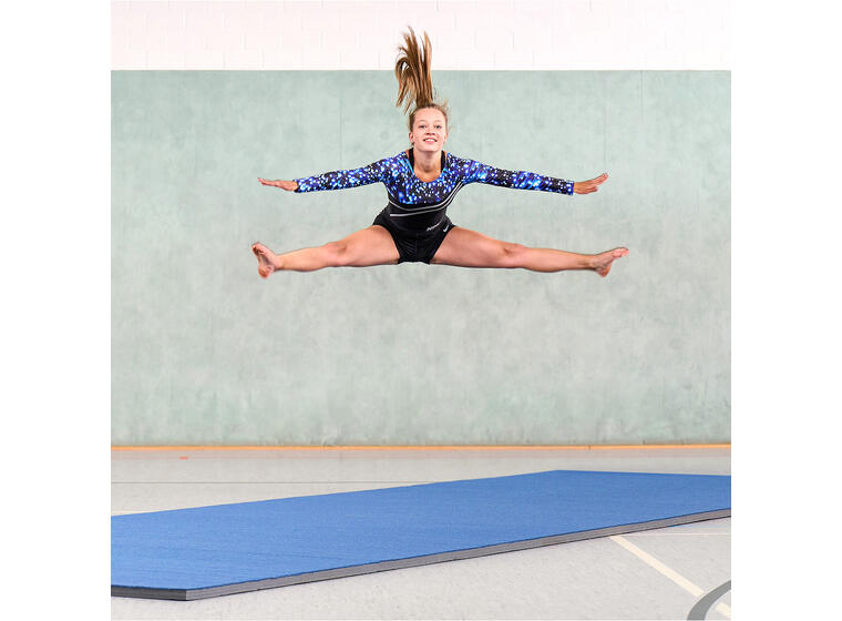 Gymnastikmatta Innovativ 3,5 cm Långmatta | 6x2 m | blå 