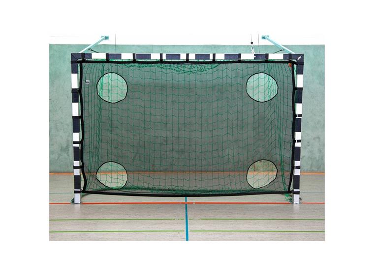 Målvägg till handbollsmål | fotbollsmål Målduk med hål |3x2 m | 5 mannamål