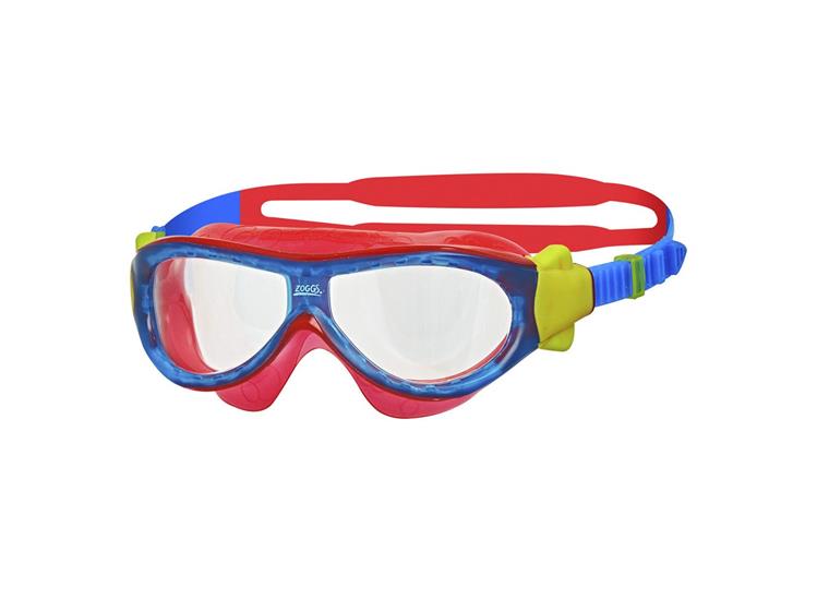 Phantom Kids Mask Simglasögon 3-8 år Zoggs - klar lins - blå/röd ram