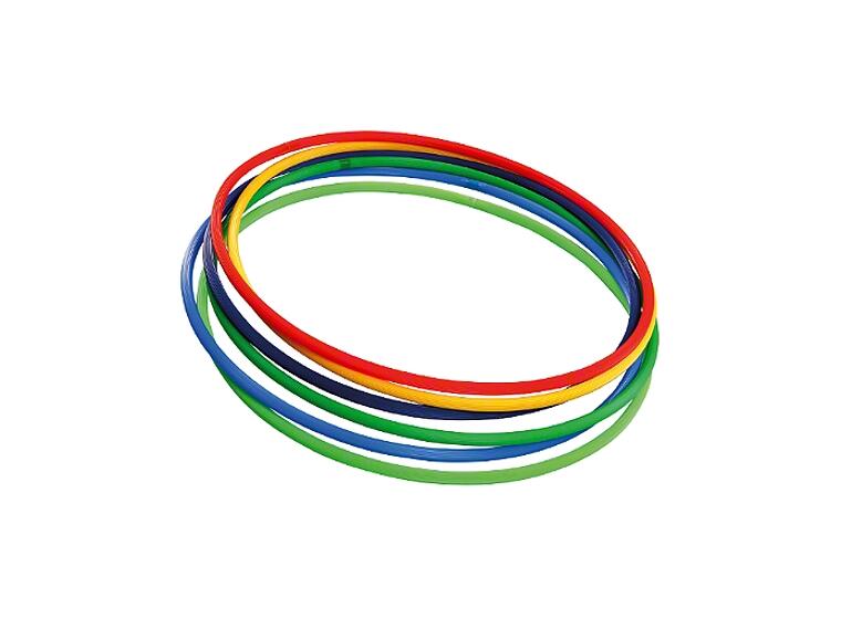 Rockringar Hulahoop 80 cm set m/20 st Blandade färger - 20st 