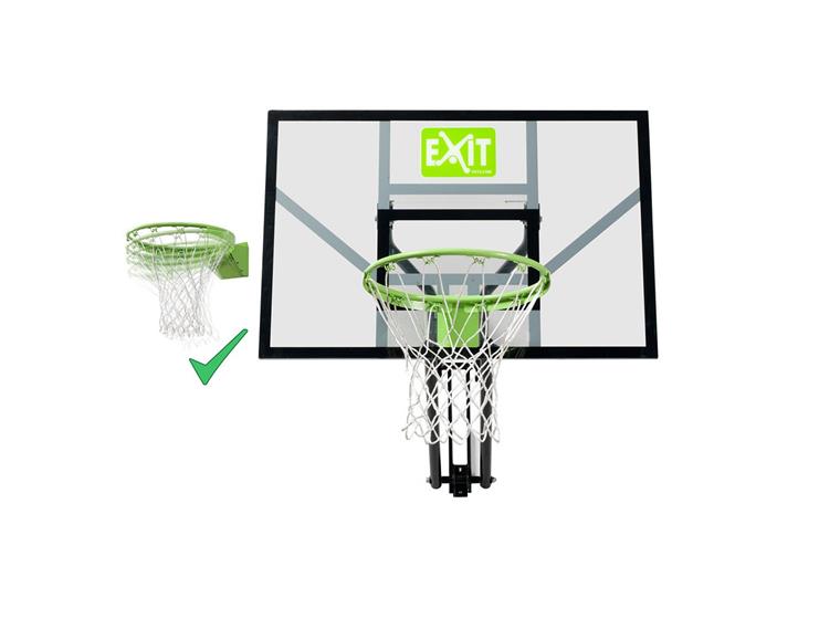 Basketkorg EXIT Galaxy med platta Väggmontering, grön/svart