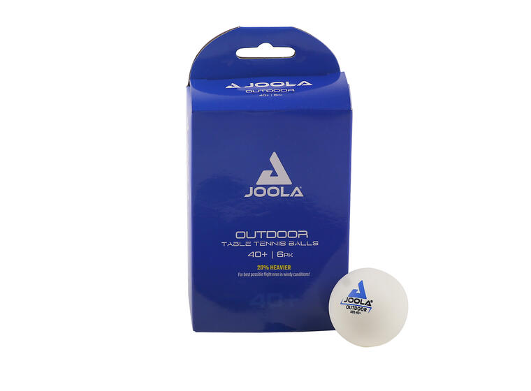 Bordtennisboll för utomhusspel 6 st. Utomhusbordtennisbollar | Joola Outdoor 