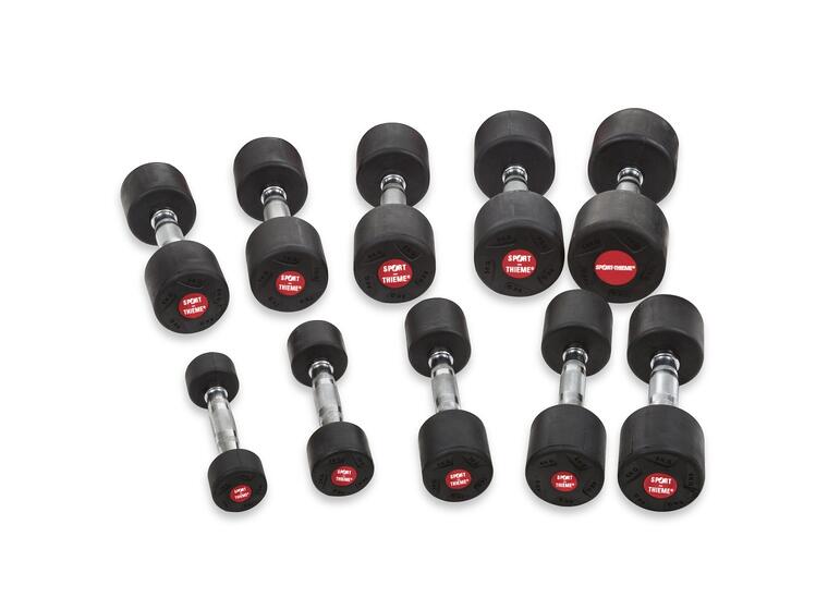 Hantelset | Gummerade hantlar |10st par 1-10 kg 
