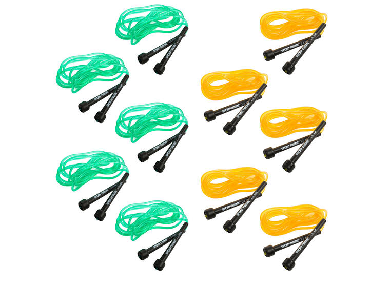 Hopprep Speed Rope set med 10 st. 5 st 2,75m - 5 st 3,0 m 