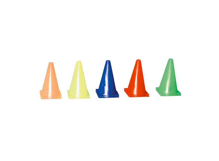Markeringskoner 10 st 23 cm Flera färger Orange, gul, röd, blå och grön