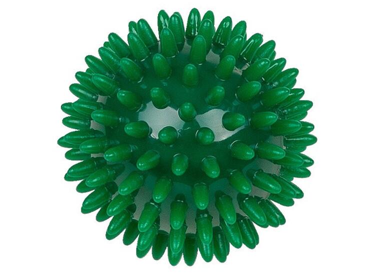 Massageboll med mjuka piggar 7 cm Taggboll för massage | Hälsporre | Grön