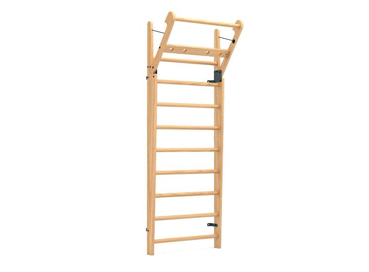 Ribbstol med Pull up stång 230x80 cm 10 st ribbor | Ask 
