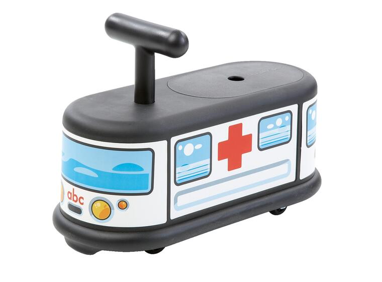 Sparkbil Ambulans  | Med förvaring Med hjul som ej färgar av sig 