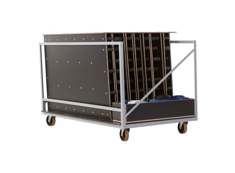 Transportvagn för Spieth Gymnastikgolv 250x122x120 cm | 4 svängbara hjul 