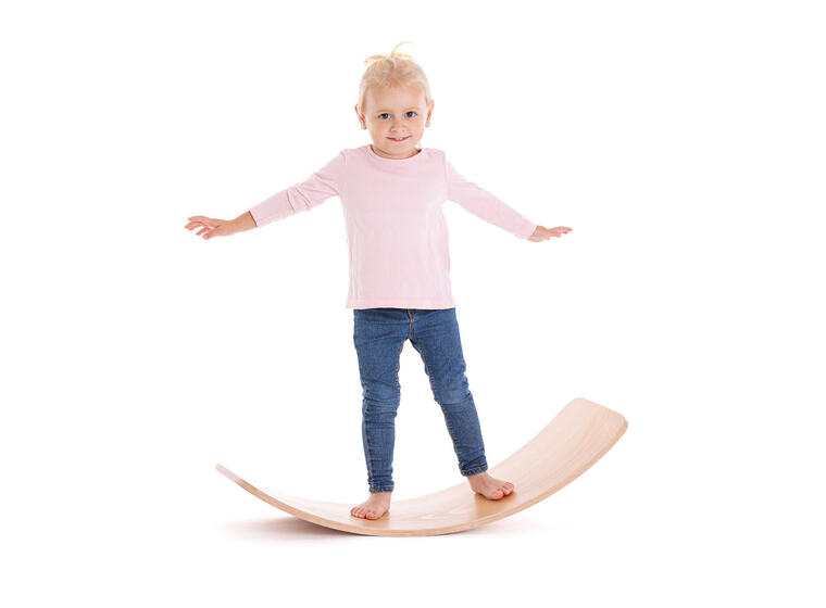 Balansbräda | Wood'l Board Vippbräda | 80x30x18 cm 