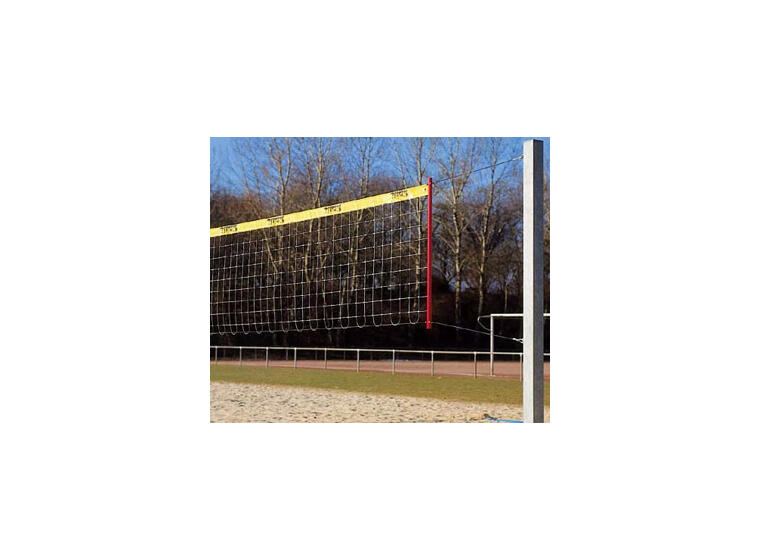 Beachvolleybollnät 9,5 m av stålvajer Motstår vatten, sol, vind | Vandalsäkert 