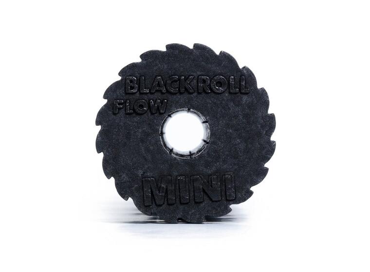 Blackroll Fascia Mini Flow Massagerulle | 5,5 x 15 cm | Svart 