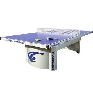 Bordtennisbord Cornilleau 510M Campus Blått utomhus pingisbord | Med nät