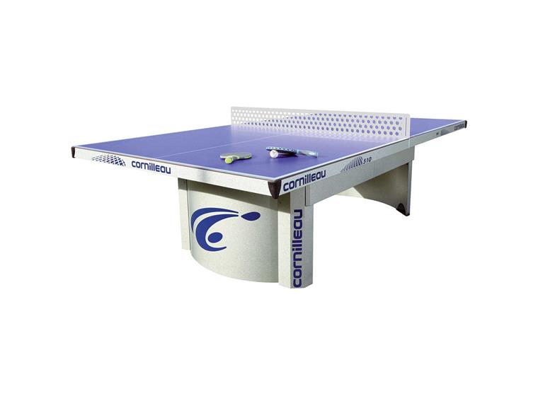 Bordtennisbord Cornilleau Pro 510 Utomhus pingisbord| Blå | Nät inkluderat