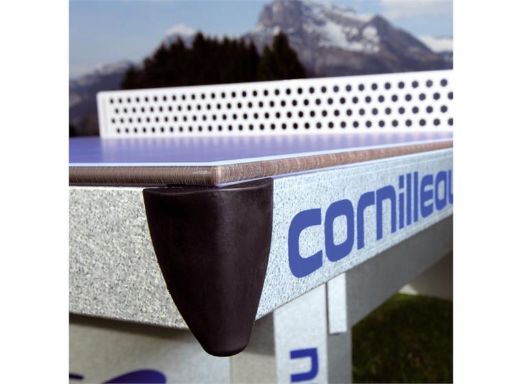 Bordtennisbord Cornilleau Pro 510 Utomhus pingisbord| Blå | Nät inkluderat