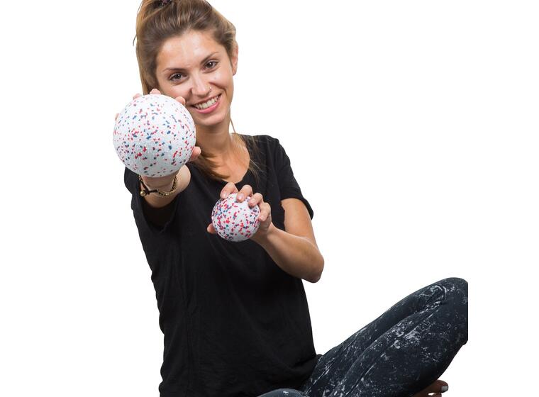 Fascia färgrik  Massageboll 8 cm | Bindvävsstimulering 