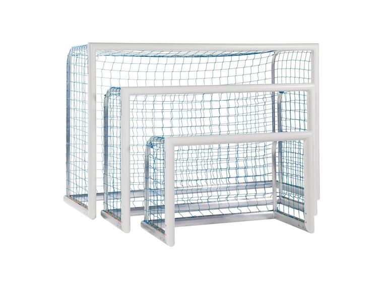 Fotbollsmål Mini Aluminium Helsvetsat 1,20 x 0,80m | Maska 10 cm | Blå 