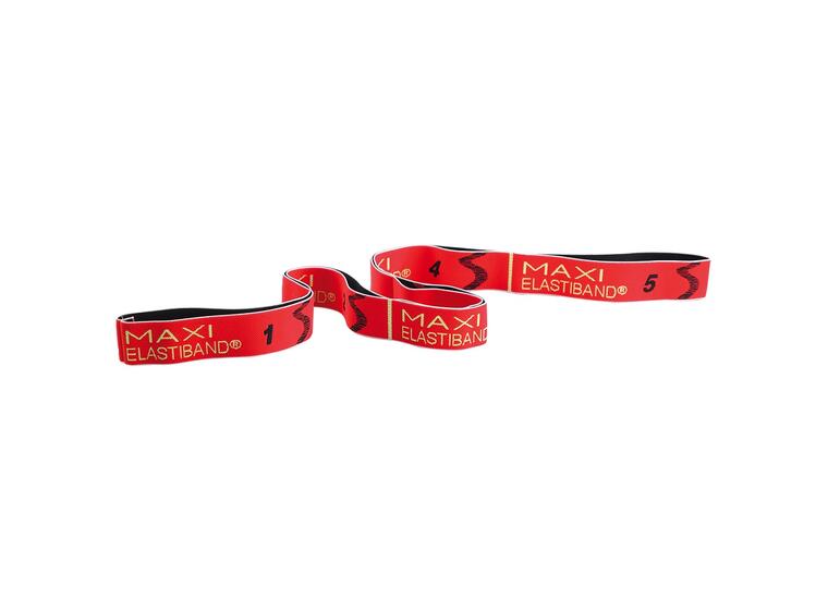 Rehabband  med öglor110 cm Elastiskt band med oilka fack 