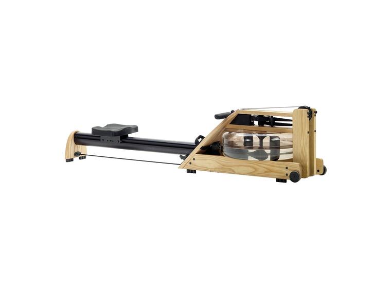 Roddmaskin i trä med vattenmotstånd WaterRower A1 i träslaget ask 
