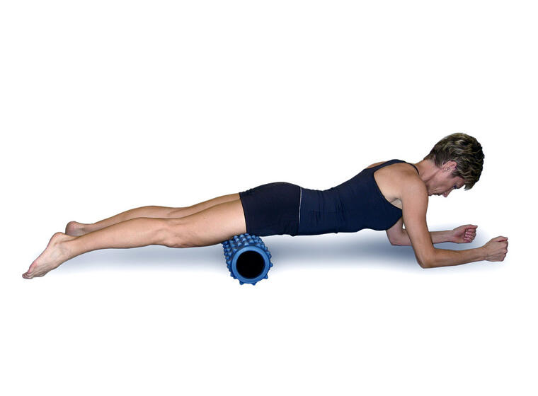 RumbleRoller Foam Roller Blå Massagerulle | 15 x 77,5 cm 