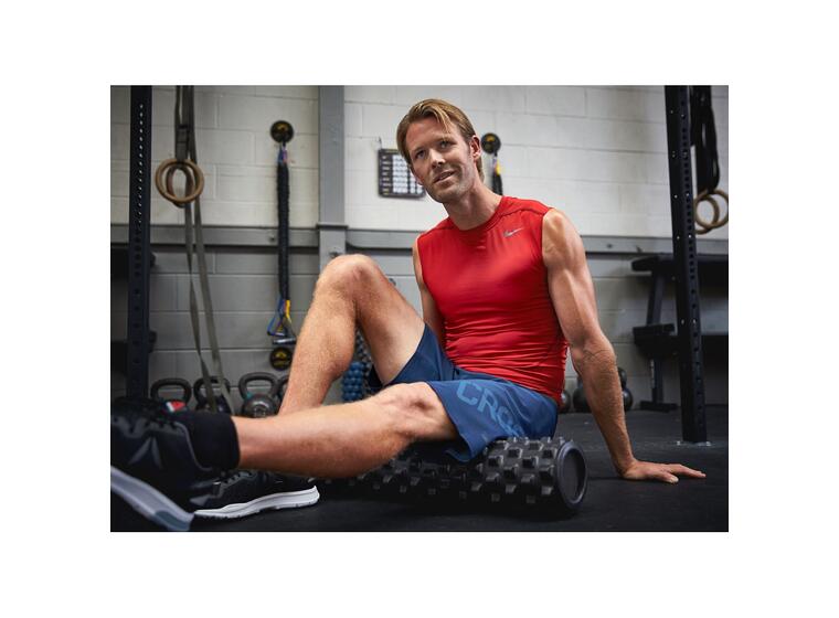 RumbleRoller Foam Roller Blå Massagerulle | 15 x 77,5 cm 