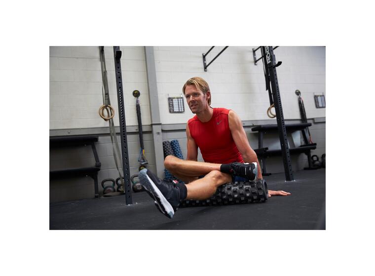 RumbleRoller Foam Roller Blå Massagerulle | 15 x 77,5 cm 