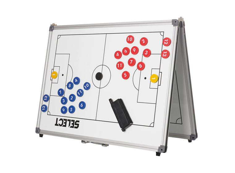 Taktiktavla Aluminium - Fotboll 60 x 90 cm | Ihopfällbar 