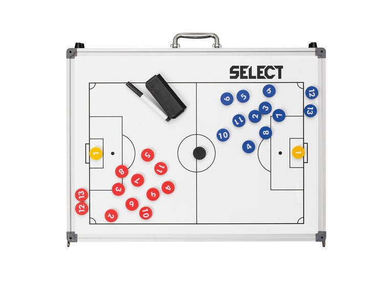 Taktiktavla Aluminium - Fotboll 60 x 90 cm | Ihopfällbar 