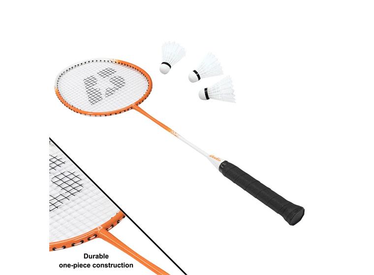 Badminton Baden Champion - Komplett set Badmintonät | Rack | Badmintonbollar