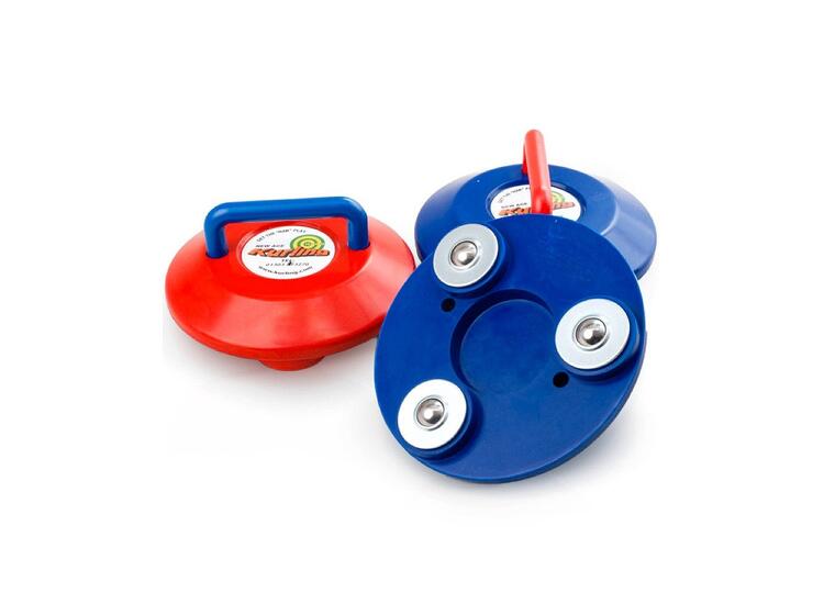 Curling set med matta Stenar och curlingbo 